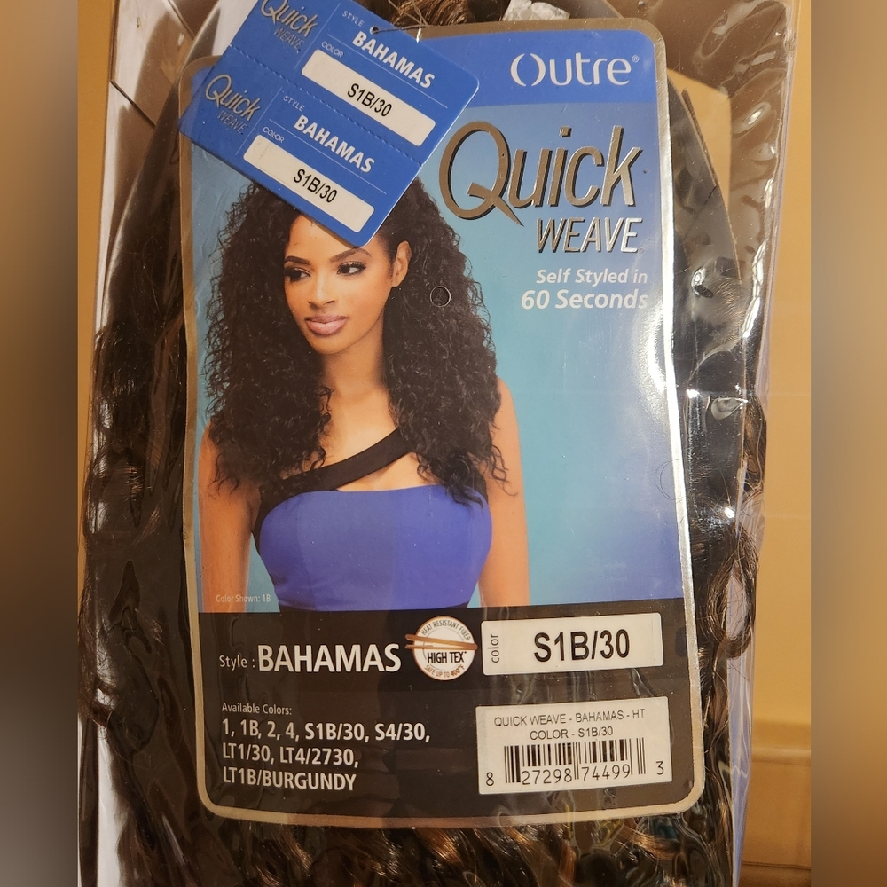 Outre Quick Weave Bahamas Black Brown Hairpiece